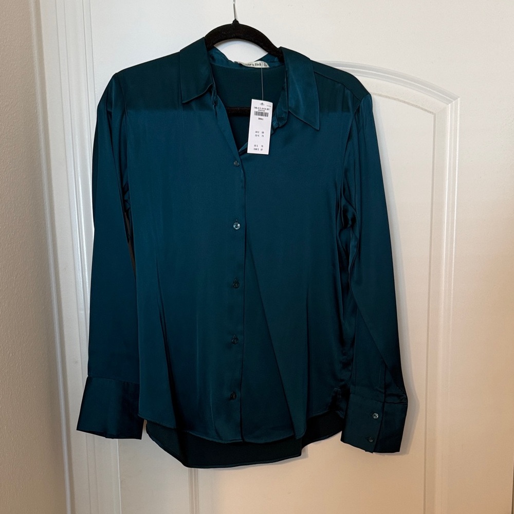 Abercrombie & Fitch Teal Blouse